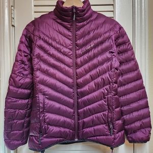 HH Helly Hansen purple winter goose down jacket Large